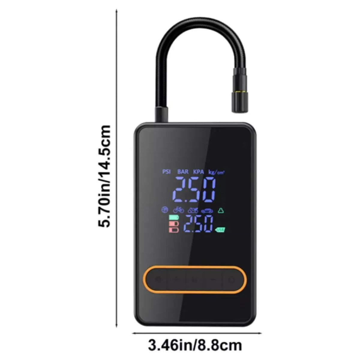 Compresor de Aire Digital 6000mah